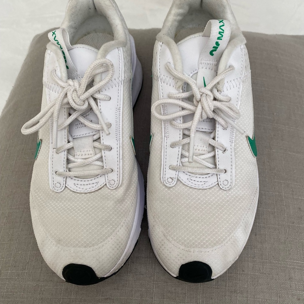 Nike Air Max White with Green Accents
